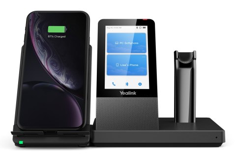 Yealink WH67 UC Zestaw słuchawkowy Bezprzewodowy Nauszny, Opaska na głowę, Opaska na szyję Biuro/centrum telefoniczne Bluetooth 