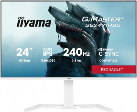 Monitor 23.8 cala GB2471HSU-W1 IPS,FHD,240Hz,2xHDMI,DP,1xUSB 3.2, 1xUSB C, Adaptive G-SYNC - 1920 x 1080 @48-240Hz DisplayP