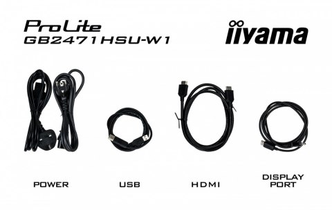 Monitor 23.8 cala GB2471HSU-W1 IPS,FHD,240Hz,2xHDMI,DP,1xUSB 3.2, 1xUSB C, Adaptive G-SYNC - 1920 x 1080 @48-240Hz DisplayP