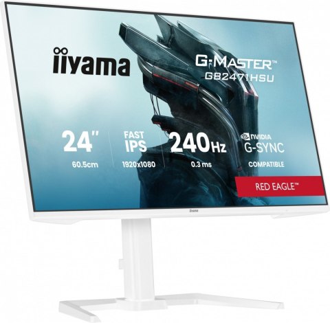 Monitor 23.8 cala GB2471HSU-W1 IPS,FHD,240Hz,2xHDMI,DP,1xUSB 3.2, 1xUSB C, Adaptive G-SYNC - 1920 x 1080 @48-240Hz DisplayP