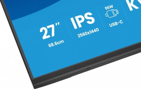 Monitor 27 cali XB2797QSNP-B1 IPS,QHD,USB-c Dock 96W,HDMI, 350cd,1ms, DP, DisplayPort x1 (Daisy Chain MST max. 2560 x1440), USB