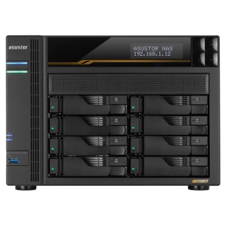 Asustor LOCKERSTOR 6 Gen3 (AS6806T) NAS Desktop AMD Ryzen V3C14 16 GB DDR5 ADM Czarny