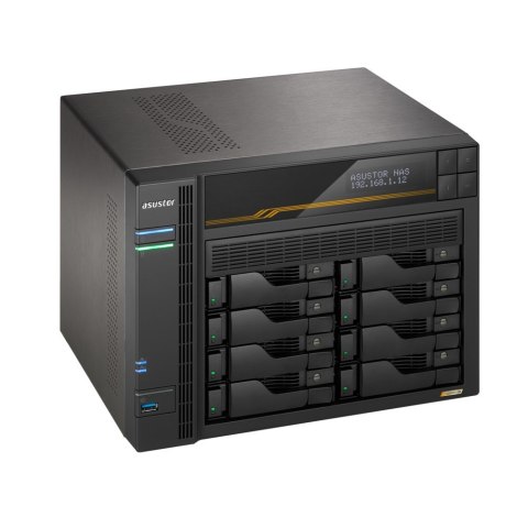 Asustor LOCKERSTOR 6 Gen3 (AS6806T) NAS Desktop AMD Ryzen V3C14 16 GB DDR5 ADM Czarny