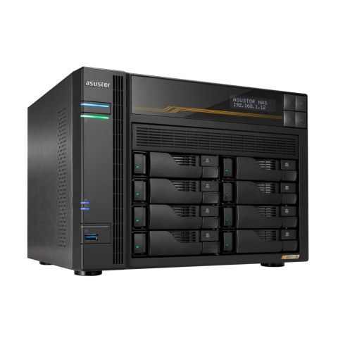 Asustor LOCKERSTOR 6 Gen3 (AS6806T) NAS Desktop AMD Ryzen V3C14 16 GB DDR5 ADM Czarny