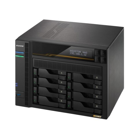 Asustor LOCKERSTOR 6 Gen3 (AS6806T) NAS Desktop AMD Ryzen V3C14 16 GB DDR5 ADM Czarny