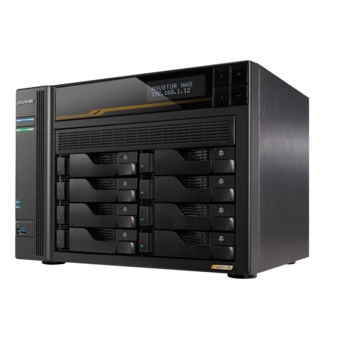 Asustor LOCKERSTOR 6 Gen3 (AS6806T) NAS Desktop AMD Ryzen V3C14 16 GB DDR5 ADM Czarny
