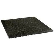 POS35 PODŁOGA GUMOWA POD SPRZĘT FITNESS Z WYPUSTKAMI BLACK/YELLOW II GATUNEK