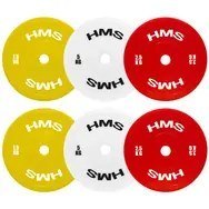 TPP ZESTAW TALERZY OLIMPIJSKICH TECHNICZNYCH PE 2 x 1.5 - 5 KG (18 KG) HMS