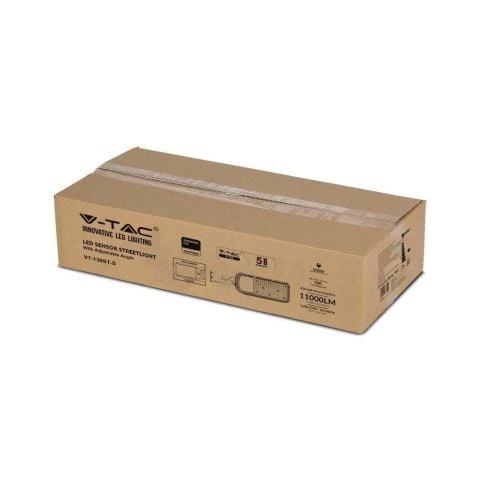 Oprawa uliczna LED V-TAC SAMSUNG CHIP z regulacją i czujnikiem światła 150W 135Lm/W VT-169ST-S 4000K 20250lm 5 lat  