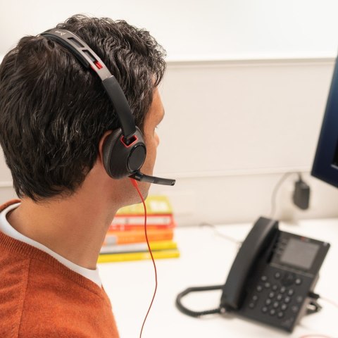 Słuchawki Poly Blackwire 5220 Stereo USB-C Headset +3.5mm Plug +USB-C/A Adapter Retail Packaging