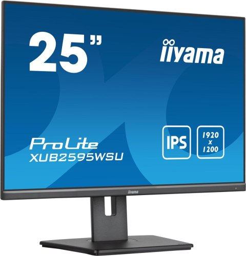 Iiyama ProLite XUB2595WSU-B5 monitor komputerowy 63,5 cm (25") 1920 x 1200 px WUXGA LED Czarny