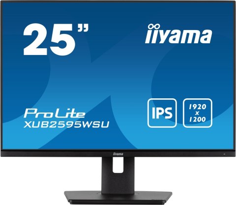 Iiyama ProLite XUB2595WSU-B5 monitor komputerowy 63,5 cm (25") 1920 x 1200 px WUXGA LED Czarny