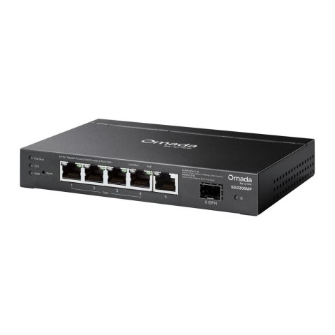 Przełącznik SG2206MP Omada  6 portów gigabitowych w tym 4 porty PoE+