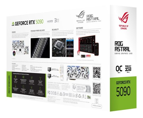 Karta graf. ASUS ROG ASTRAL RTX 5090 32GB OC WHITE