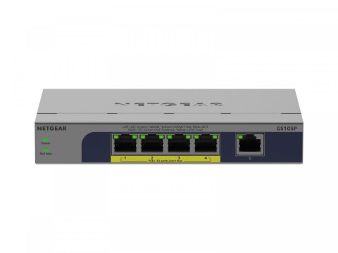 Przełącznik niezarządzalny 5 portów Gigabit Ethernet W POE+