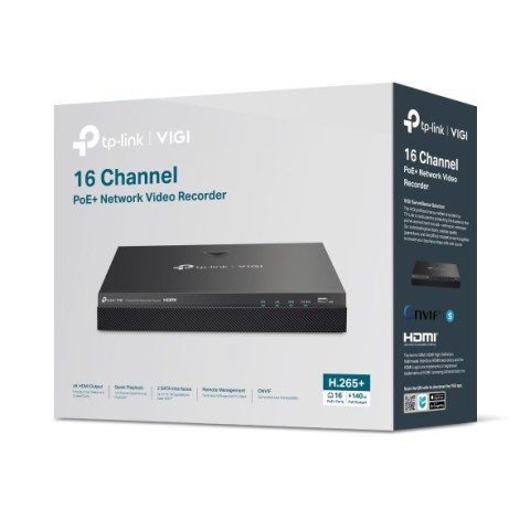 Rejestrator TP-Link VIGI NVR2016H-16MP Czarny