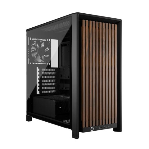 Corsair FRAME 4000D RS Wood PC-Gehäuse, Midi-Tower, E-ATX - Holz, schwarz