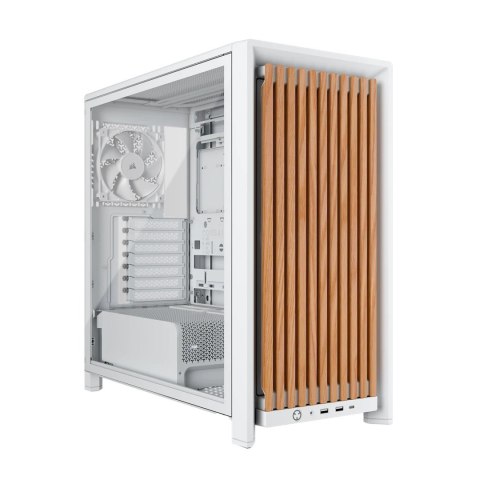 Corsair FRAME 4000D RS Wood PC-Gehäuse, Midi-Tower, E-ATX - Holz, weiß