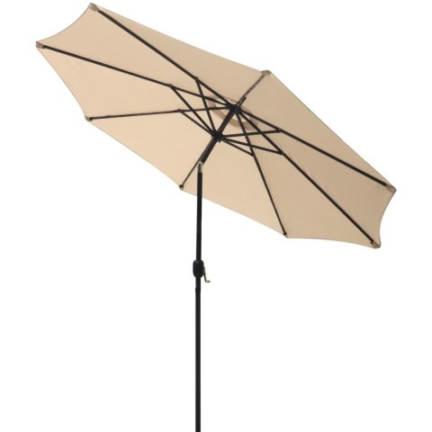 PARASOL OGRODOWY Z OŚWIETLENIEM LED 300CM BEŻOWY