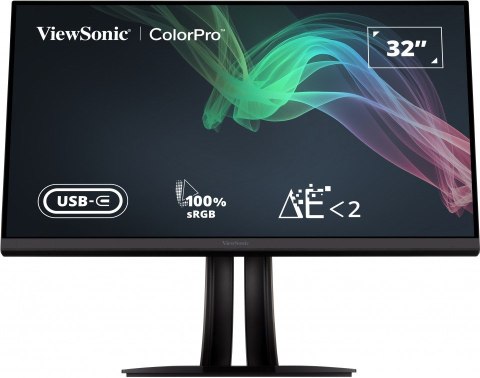 Viewsonic VP56 monitor komputerowy 81,3 cm (32") 3840 x 2160 px 4K Ultra HD LED Czarny