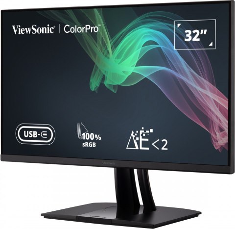 Viewsonic VP56 monitor komputerowy 81,3 cm (32") 3840 x 2160 px 4K Ultra HD LED Czarny