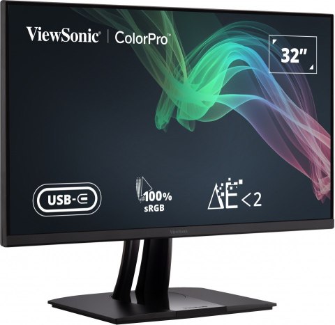 Viewsonic VP56 monitor komputerowy 81,3 cm (32") 3840 x 2160 px 4K Ultra HD LED Czarny