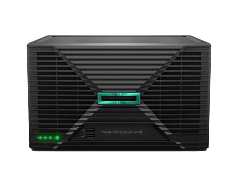 HPE ProLiant MicroServer Gen11 6325P 3.5GHz 4c 1P 1x32GB-U 4LFF-NHP 2x4TB HDD 1x180W PS EU Server