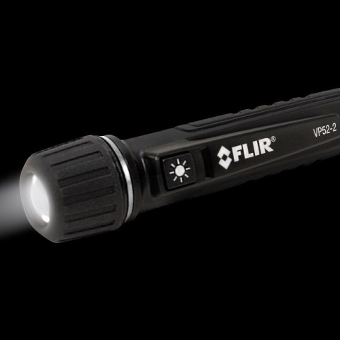FLIR VP52-2 Tester di tensione senza contatto CAT IV 1000 V LED, Vibrazione, Acustico Kieszeń Czarny