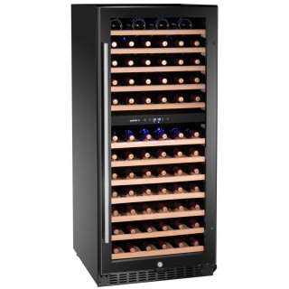 Lodówka chłodziarka do wina 2-strefowa na 124 butelki 265 l 570x595x1400 mm