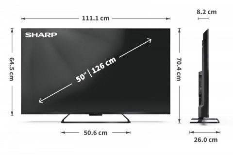 Telewizor QLED 50 cali 50HR8465E SHARP
