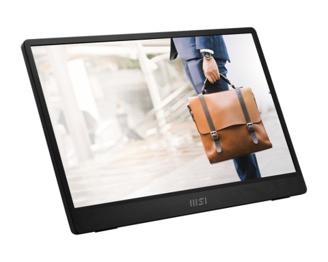 MSI PRO MP161DE E2 monitor komputerowy 39,6 cm (15.6") 1920 x 1080 px Full HD LED Czarny