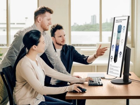 Monitor ViewSonic VG2409-MHDU-2 24" - Płaski Ekran - 60.5 cm