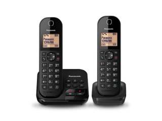 Panasonic KX-TGC422 Telefon w systemie DECT Nazwa i identyfikacja dzwoniącego Czarny