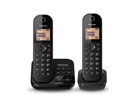 Panasonic KX-TGC422 Telefon w systemie DECT Nazwa i identyfikacja dzwoniącego Czarny