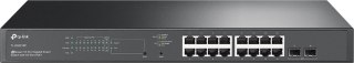 Switch TP-Link TL-SG2218P L2/L2+ Gigabit Ethernet (10/100/1000) Obsługa PoE 1U Czarny