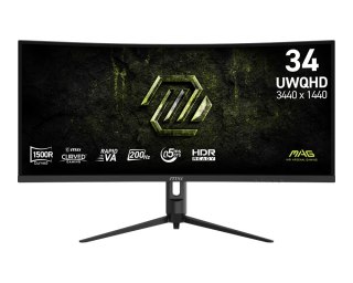 Monitor 34 cale MAG 342CQRF E20 UWQHD Curved 200Hz czarny