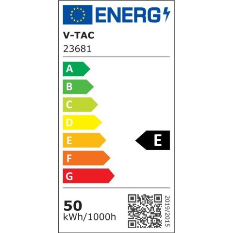 Oprawa V-TAC 50W LED belka liniowa natynkowa 150cm 120Lm/W CCT zmiana barwy VT-8350CCT 3000K-6500K 6000lm 3 lata  
