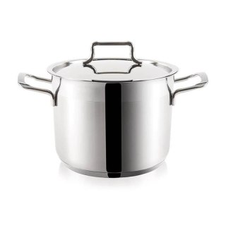 Garnek Stalowy 2,3 L ORION ANETT 16 cm z Pokrywką Indukcja Zmywarka