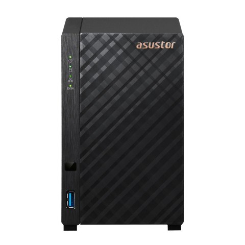 Asustor AS1102TL serwer danych NAS Mini Tower Realtek RTD1619B 1 GB DDR4 0 TB ADM Czarny