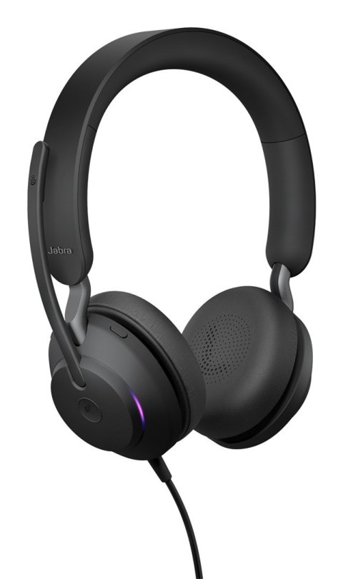 Słuchawki nauszne Jabra Evolve2 40 SE MS Stereo, USB-C, czarne