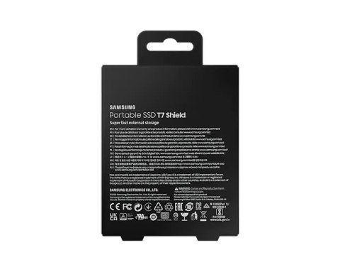 Dysk SSD T7 Shield 2TB USB 3.2, czarny