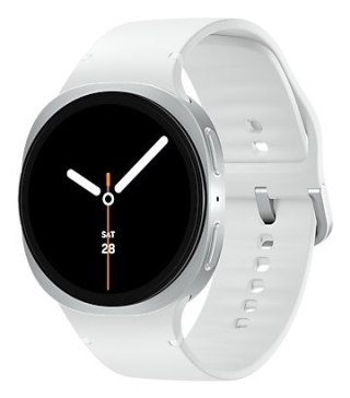Samsung Galaxy Watch 8 3,81 cm (1.5") AMOLED 44 mm Cyfrowy 480 x 480 px Ekran dotykowy Srebrny Wi-Fi GPS