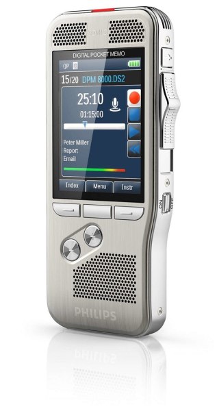 Cyfrowa notatka kieszonkowa firmy Philips (bez oprogramowania)