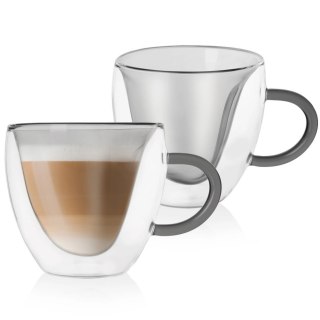 Szklanki Termiczne Zestaw 2 szt. 280 ml ORION Podwójna Ścianka Serce