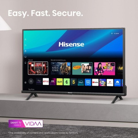 Hisense 40A4Q 101,6 cm (40") Full HD Smart TV Wi-Fi Czarny 200 cd/m2
