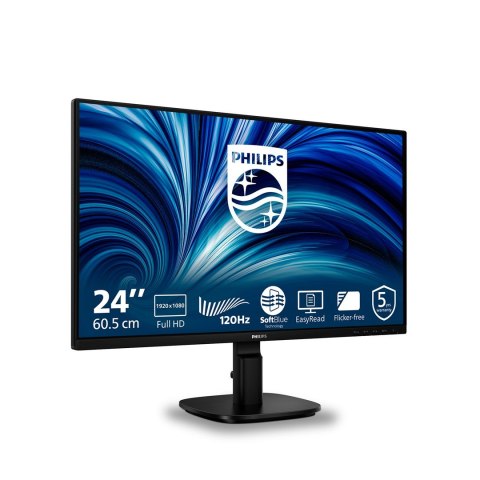 Philips 2000 series 24B2N2200/00 monitor komputerowy 60,5 cm (23.8") 1920 x 1080 px Full HD LCD Czarny