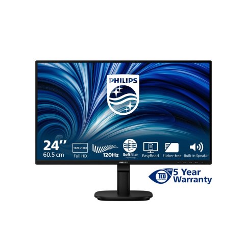 Philips 2000 series 24B2N2200/00 monitor komputerowy 60,5 cm (23.8") 1920 x 1080 px Full HD LCD Czarny