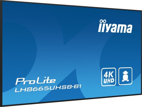 Płaski ekran iiyama LH8665UHSB-B1, 86 cali, 215,9 cm