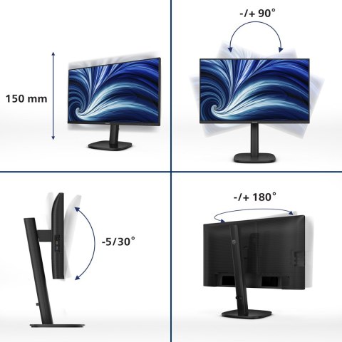 Philips 60,5 cm (23,8") 24B2U3301 16:09 HDMI+DP+USB-C IPS