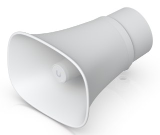 Zewnętrzny klakson Ubiquiti PoE 120 dB przeznaczony do pracy w każdych warunkach atmosferycznych